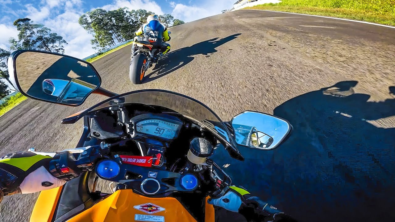 ESTOU MELHORANDO NA PISTA COM A MINHA MOTO NOVA