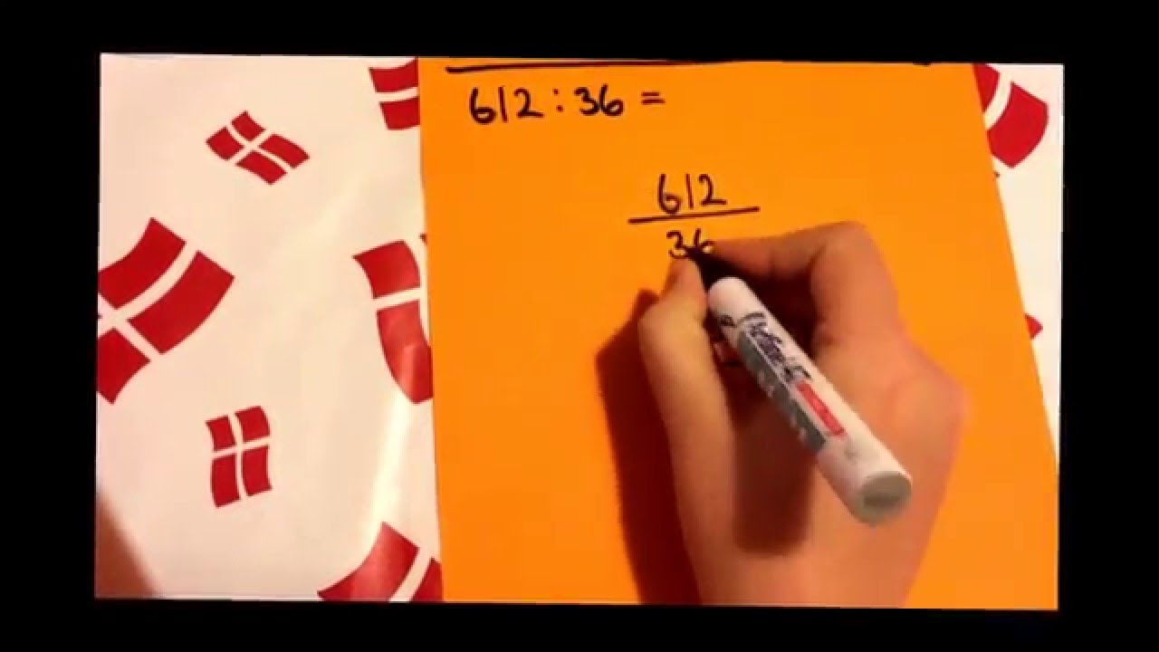 Division med store tal - Matematik