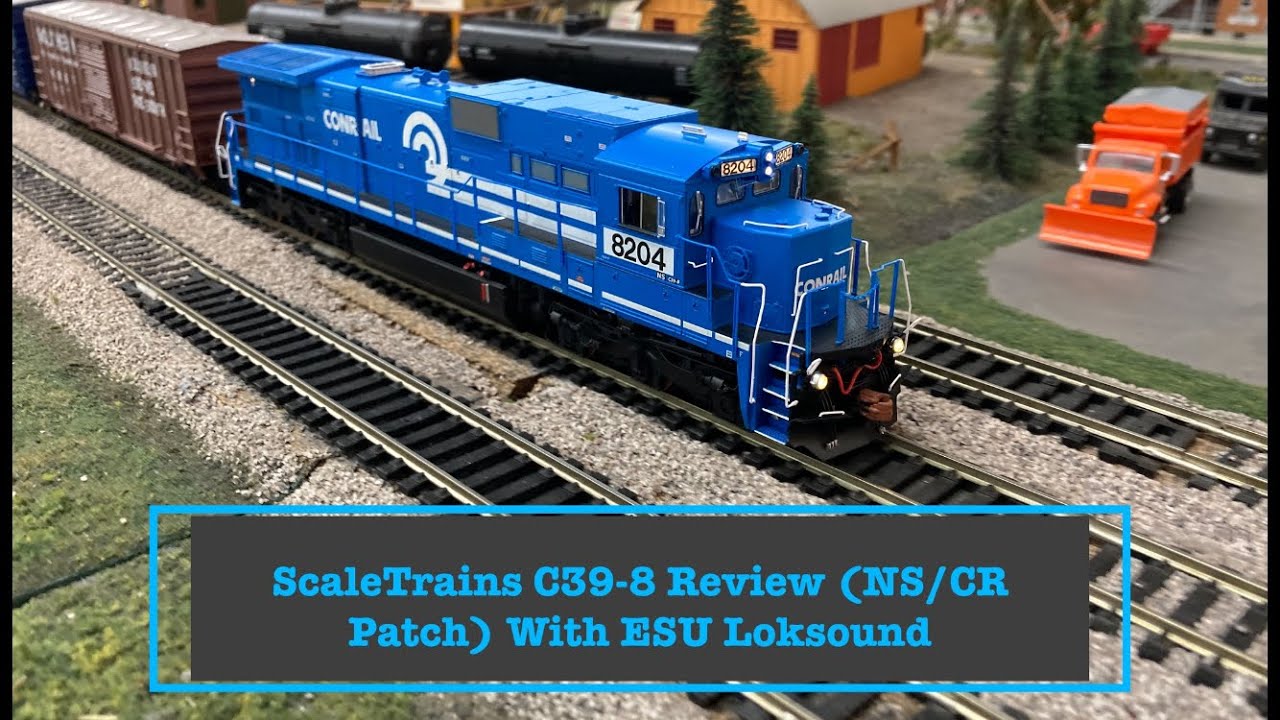 ScaleTrains C39-8 Review (NS/CR Patch) With ESU LokSound