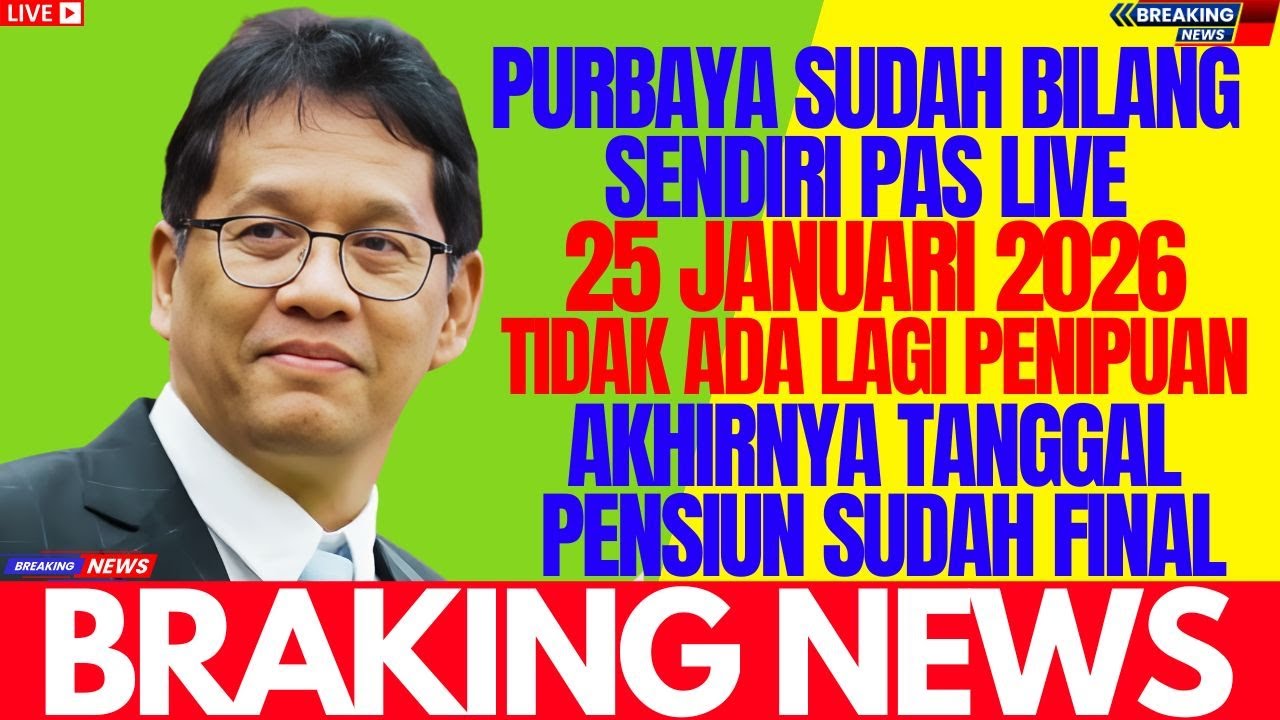 Akhirnya Ditegaskan! Jadwal Rapel Gaji Pensiunan Januari 2026, Penjelasan Resmi TASPEN