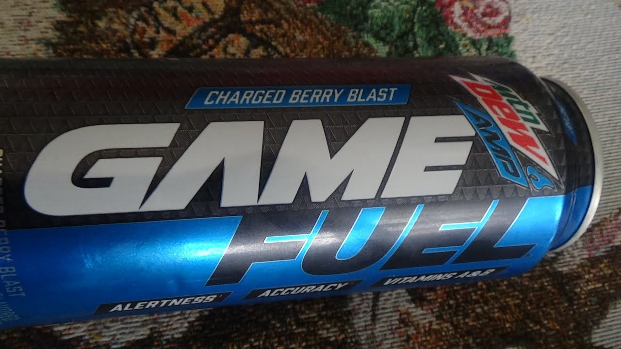 Mountain Dew AMP Game Fuel Berry Blast Drink Review