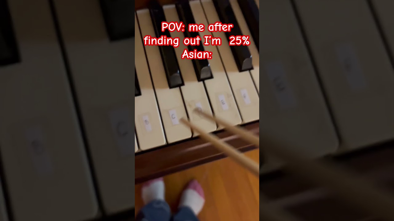 Me after finding out that I&rsquo;m 25% Asian😂#kungfupanda #asian #piano #pianocover #creamy #chopsticks