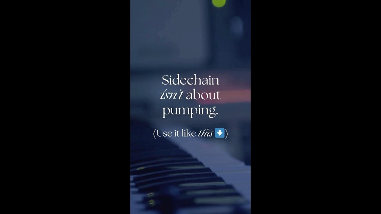 Sidechain is NOT About Pumping - Use it Like THIS ⬇️
