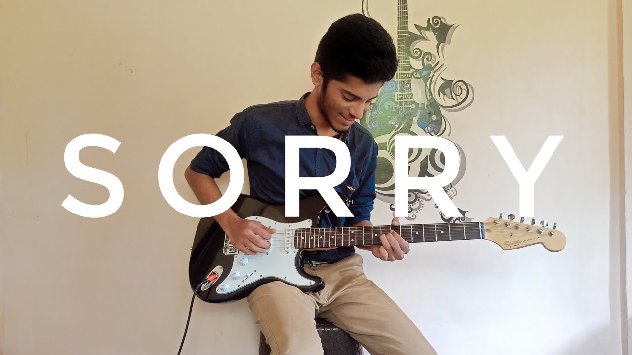 Justin Bieber - Sorry - Electric Guitar Cover by Sarvesh Nagasampagi