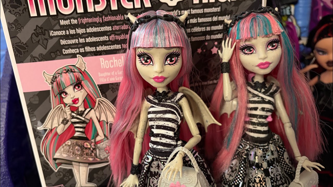 MONSTER HIGH CREEPRODUCTION ROCHELLE GOYLE DOLL REVIEW AND UNBOXING + OG Comparison!