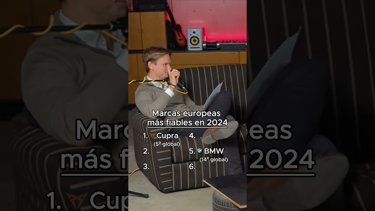 🏎️ &iexcl;Las marcas europeas m&aacute;s fiables en 2024! Fuente: OCU #PodCars #Top6 #coches #ranking #fiables