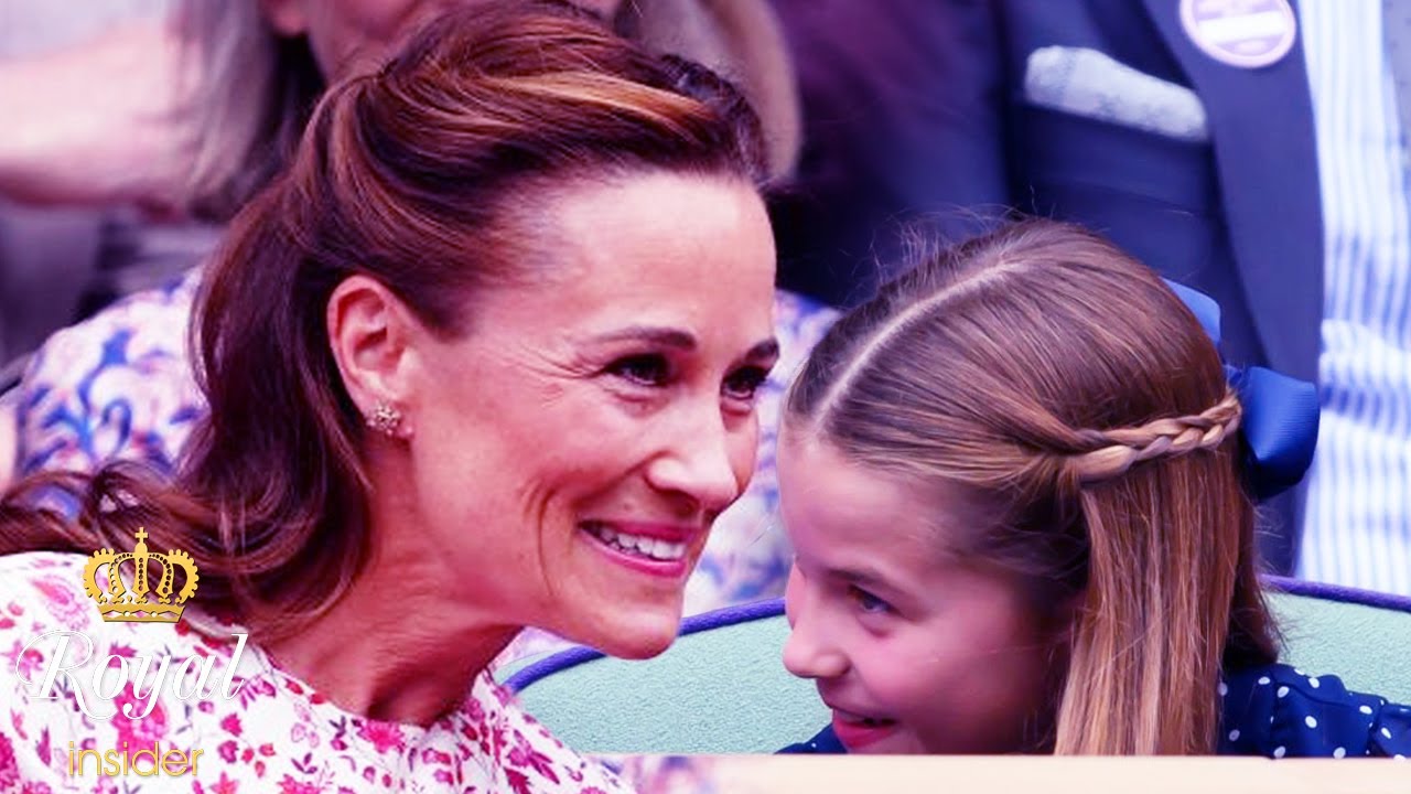 Fans Gush Over Charlotte & Aunt Pippa's Notable Gestures in the Wimbledon Stands @TheRoyalInsider