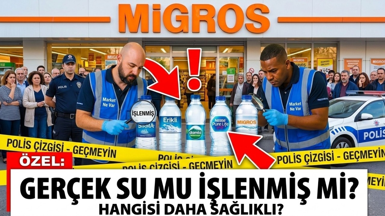 Migros'ta Satılan 5 Su: Hangileri Gerçek, Hangileri İşlenmiş? İşte Yanıtı