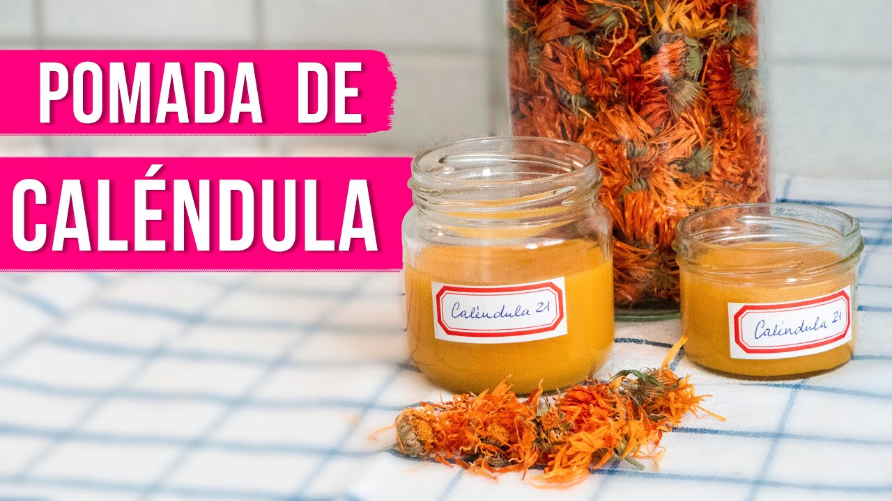No querrás usar más cremas❗️ POMADA DE CALÉNDULA casera