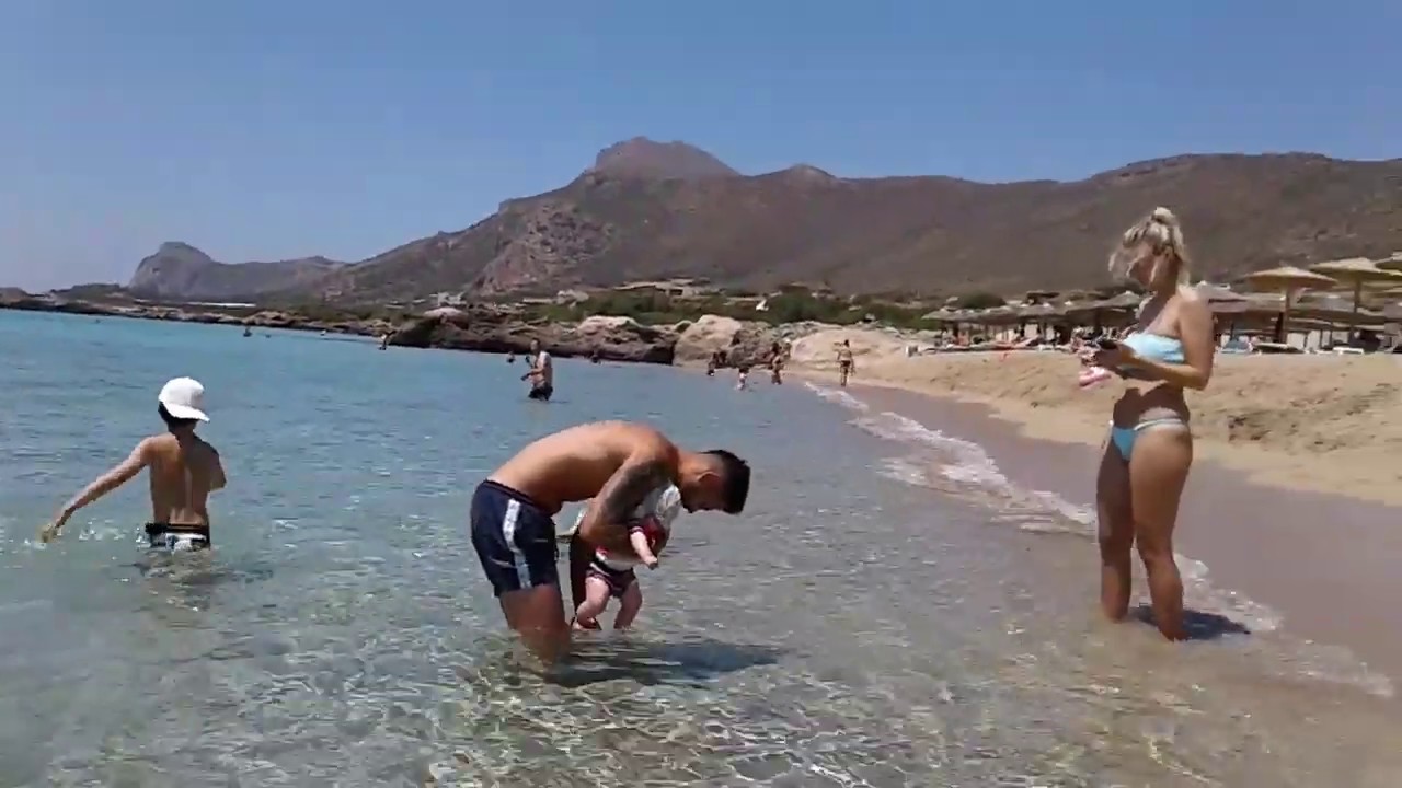 Falassarna beach. Пляж Фалассарна. 2019.