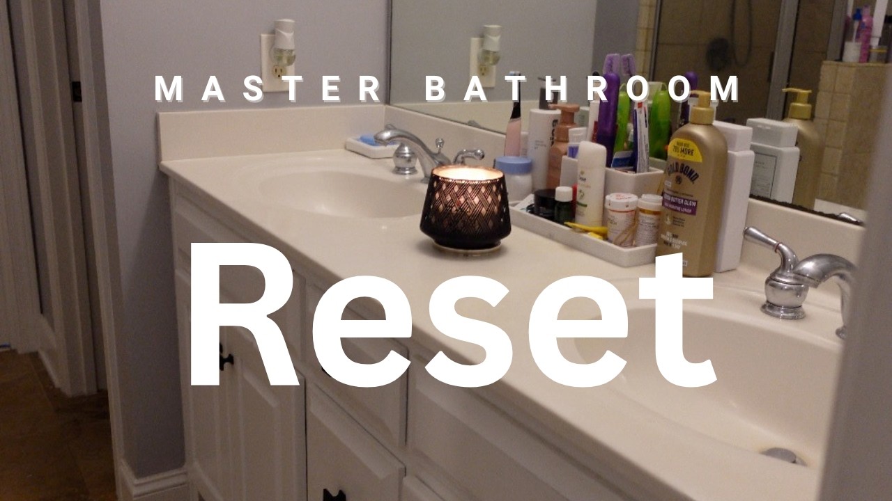 Clean With Me | Master Bathroom Reset