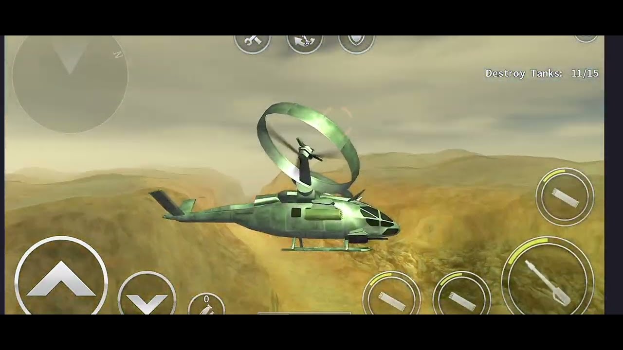 Gunshipbattle helicopter action video/ 3d game video 