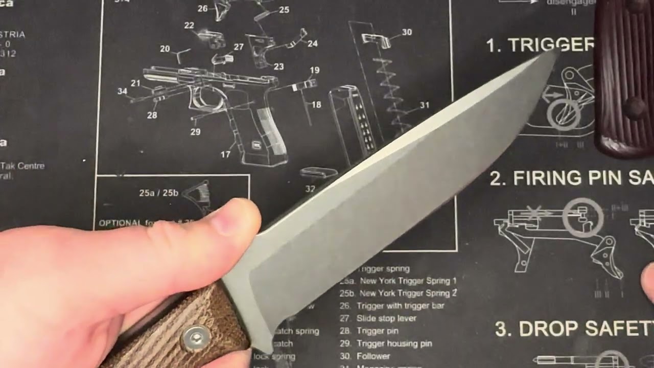 Carothers performance knives FK3 D3V field knife