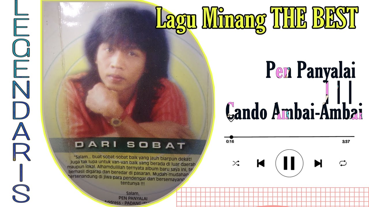 Album Pen Panyalai || Cando Ambai-Ambai || Lagu minang Legend