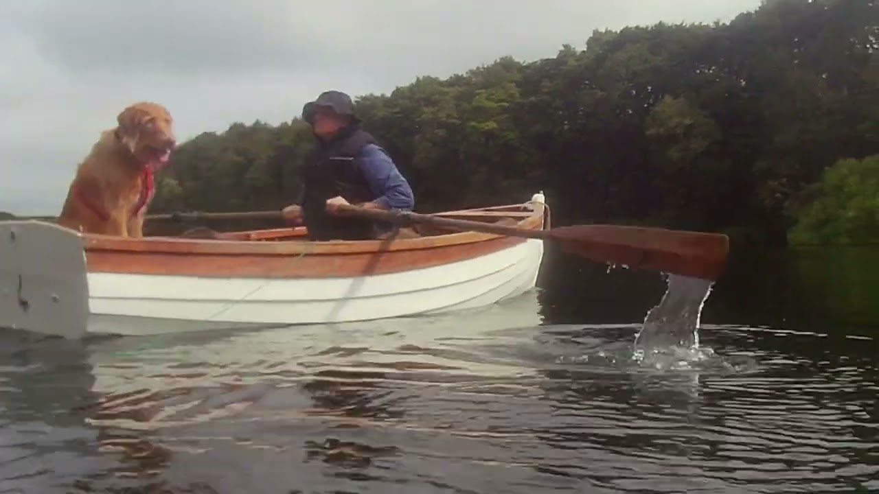 Max's first trip afloat on the river