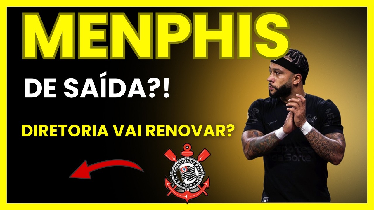 Urgente! Menphis abre o jogo sobre sua permanência no timão! Será q vai sair?!