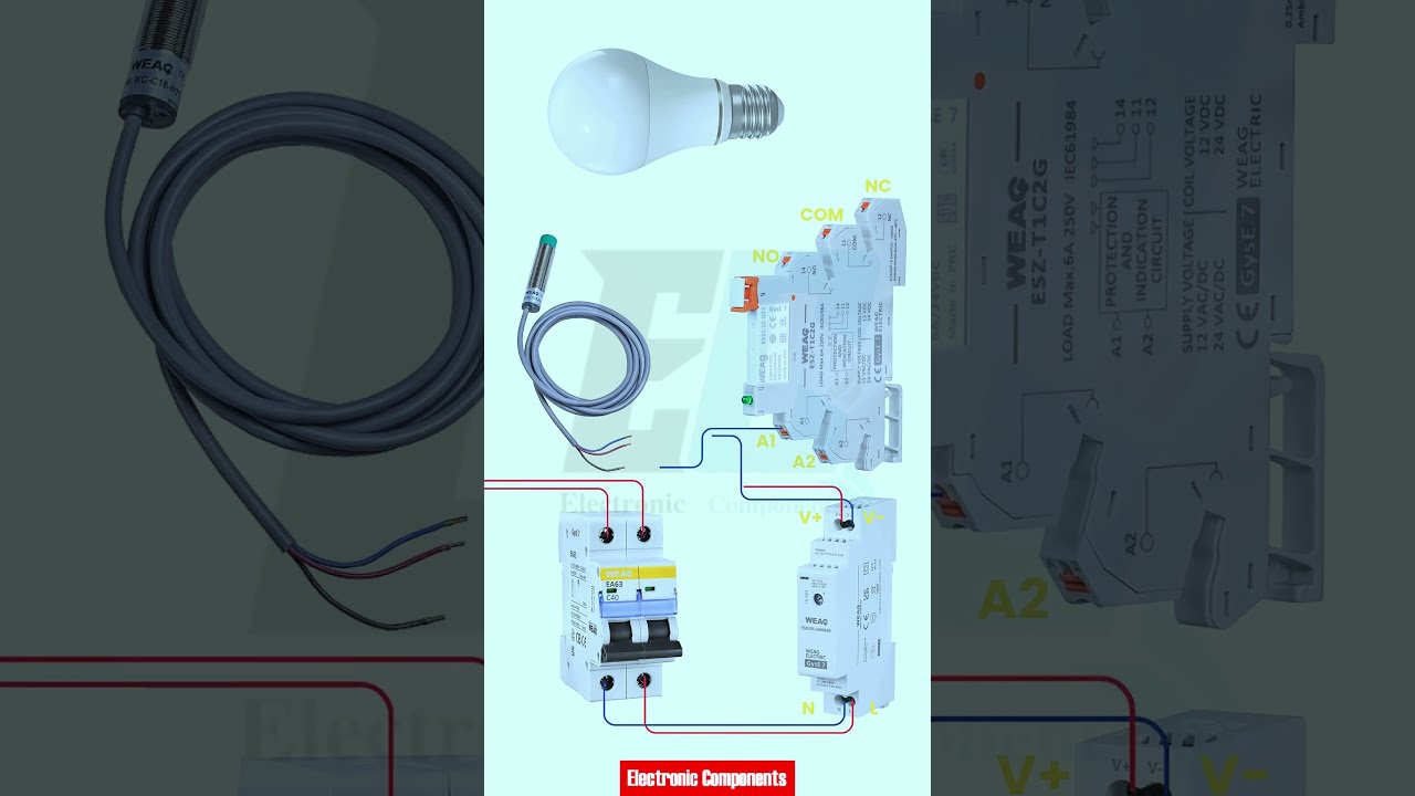 How Ultra Thin Relay Modules Work with DIN Rail Power Switch and Sensors 