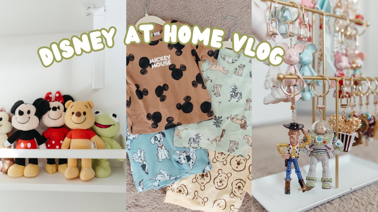 DISNEY AT HOME VLOG | runDisney registration + organizing my disney nuimos + accessories 🐭✨🎀