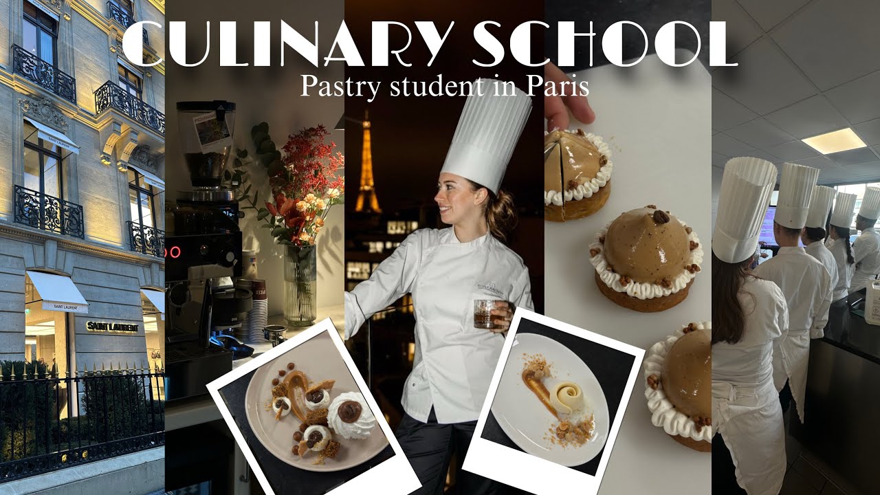 CULINARY SCHOOL VLOG| Pastry student, university in Paris, French pastry, Plated desserts,