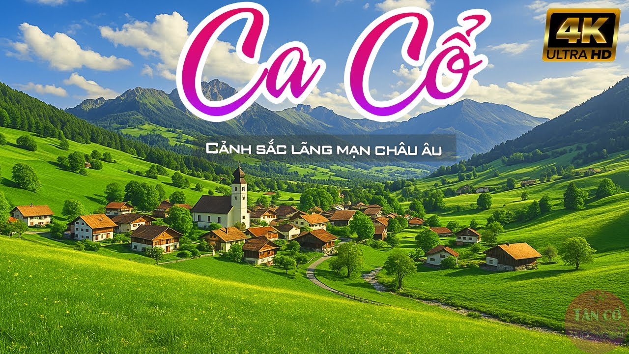 Nghe Mưa Mùa Thu Liên Khúc Nhạc CA CỔ CẢI LƯƠNG Bất Hủ Song Ca TÂN CỔ Cảnh Sắc Lãng Mạn Châu Âu 4K