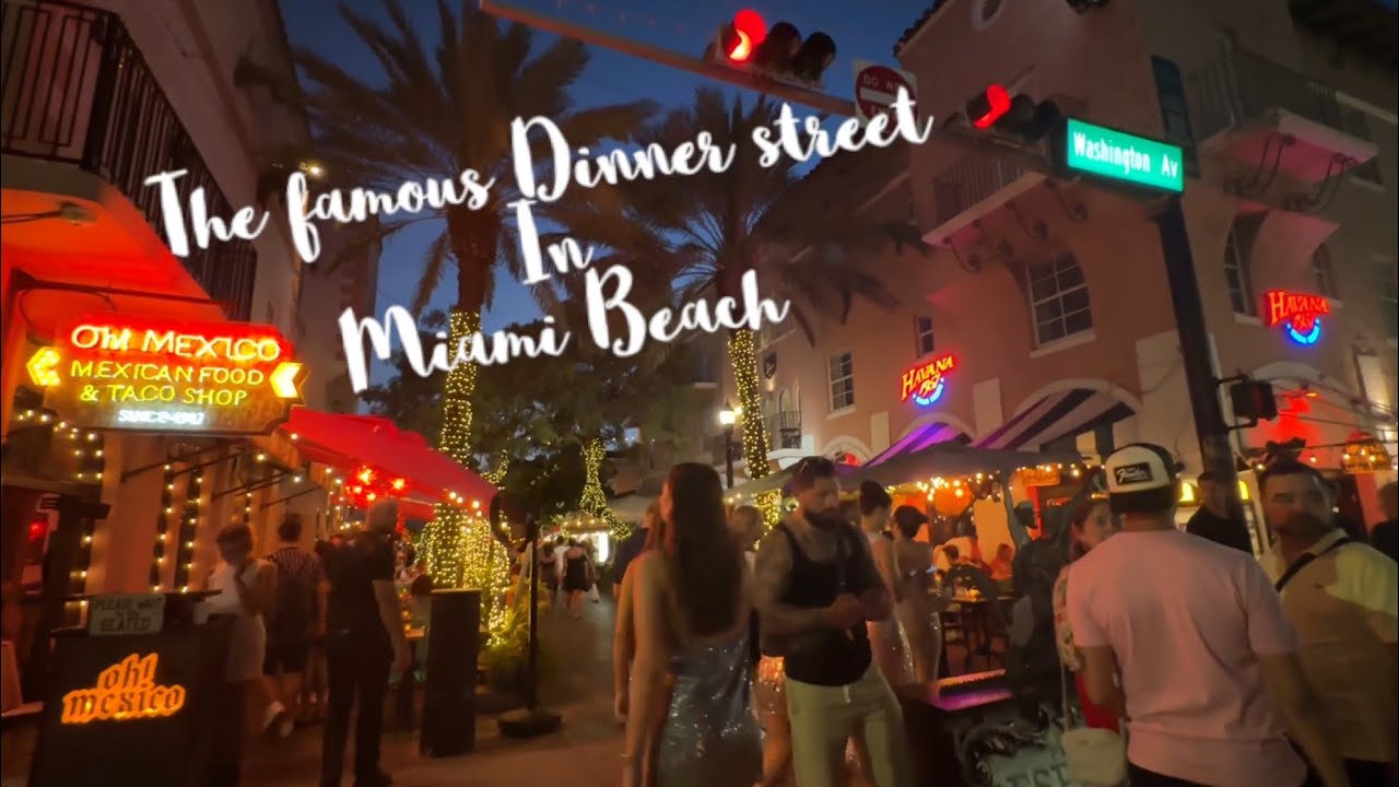 Espanola Way &hellip;. (Food street in Miami Beach)