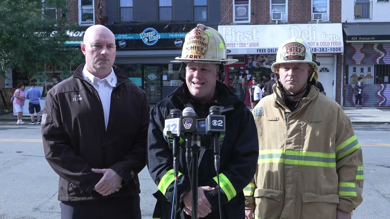 FDNY officials provide update on 2-alarm fire in Brooklyn