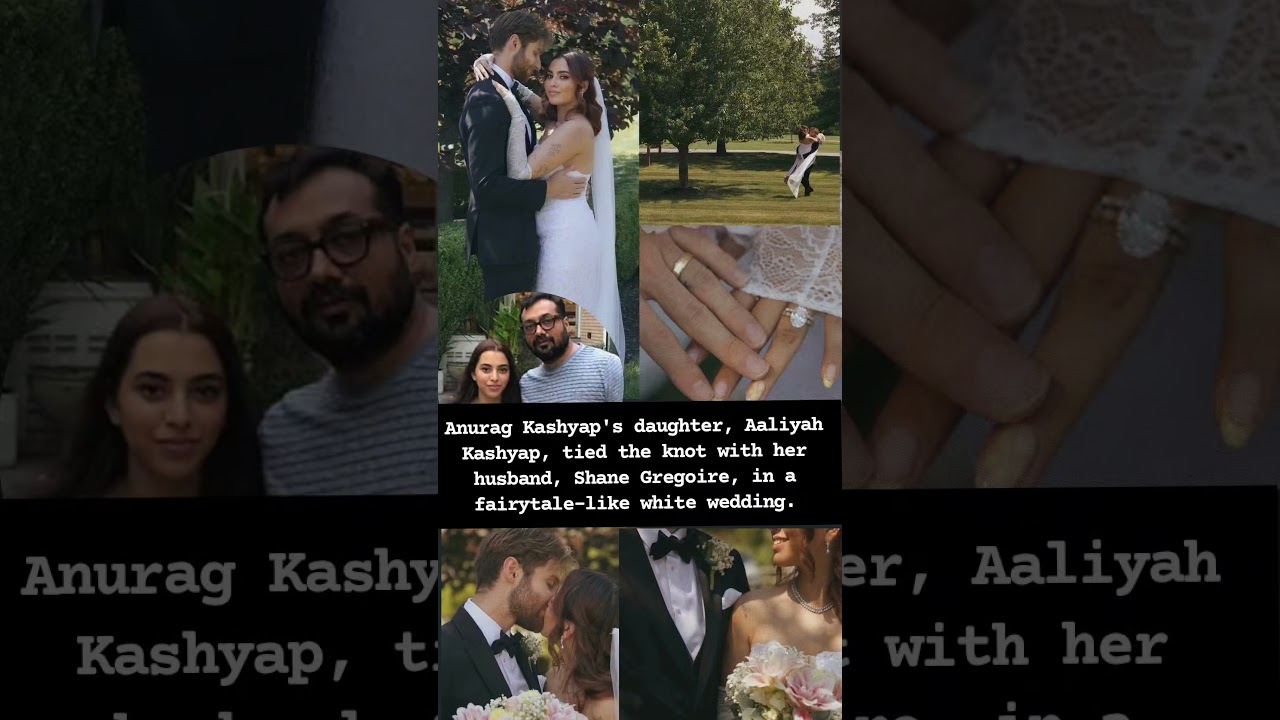 Anurag Kashyap's daughter Aaliyah Kashyap tied the knot with Shane Gregoire#news#aaliyahkashyap#love