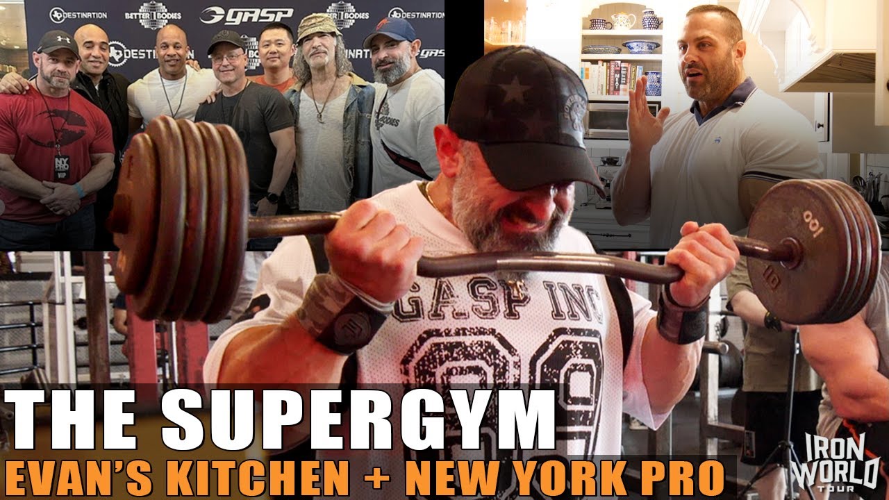 The Super Gym, Evan Centopani's Kitchen, Guy's Family & New York Pro