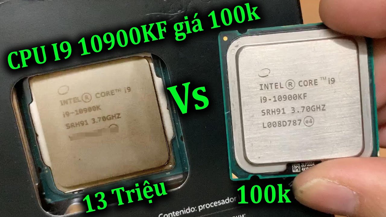 Mua Cpu Core i9 10900k 100k trên shopee,lazada và cái kết cực căng siêu giải trí