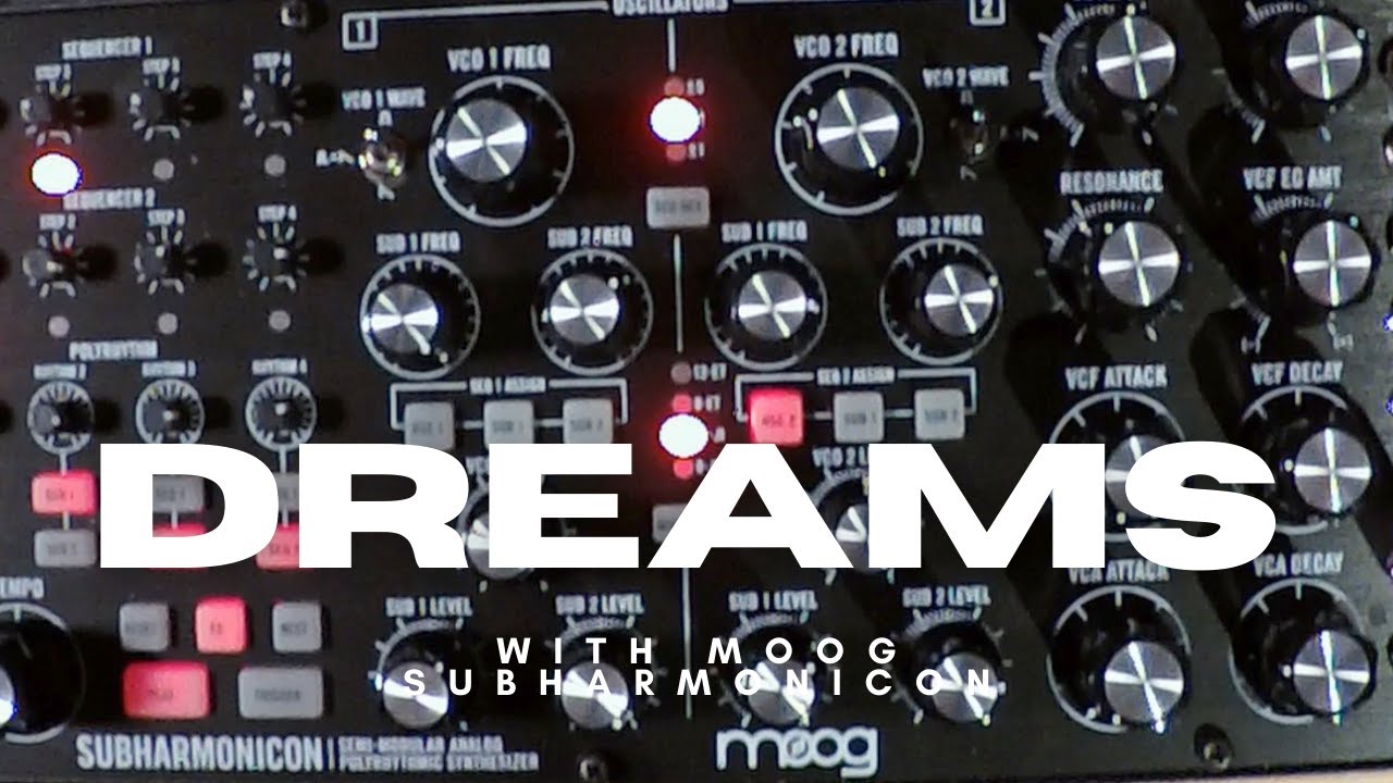 MOOG SUBHARMONICON / FIRST JAM (No Talking)