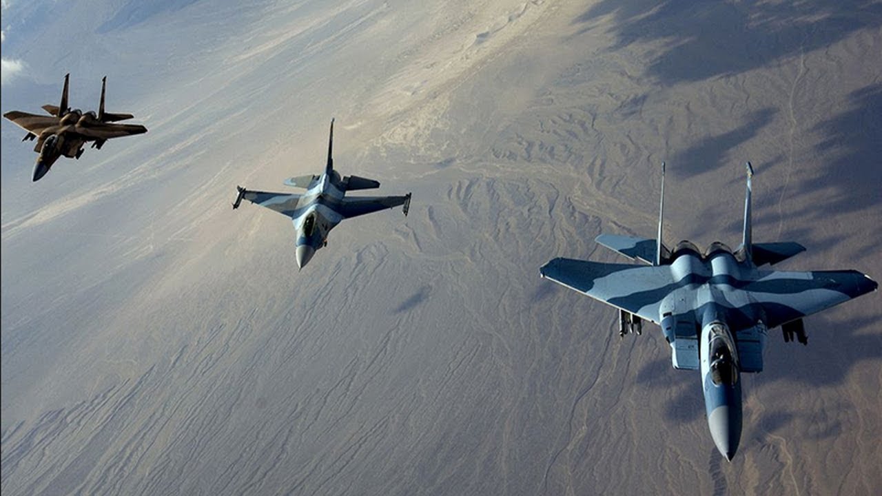 F-16, SU-27 and MIG-29 Fighter Jets Preflight