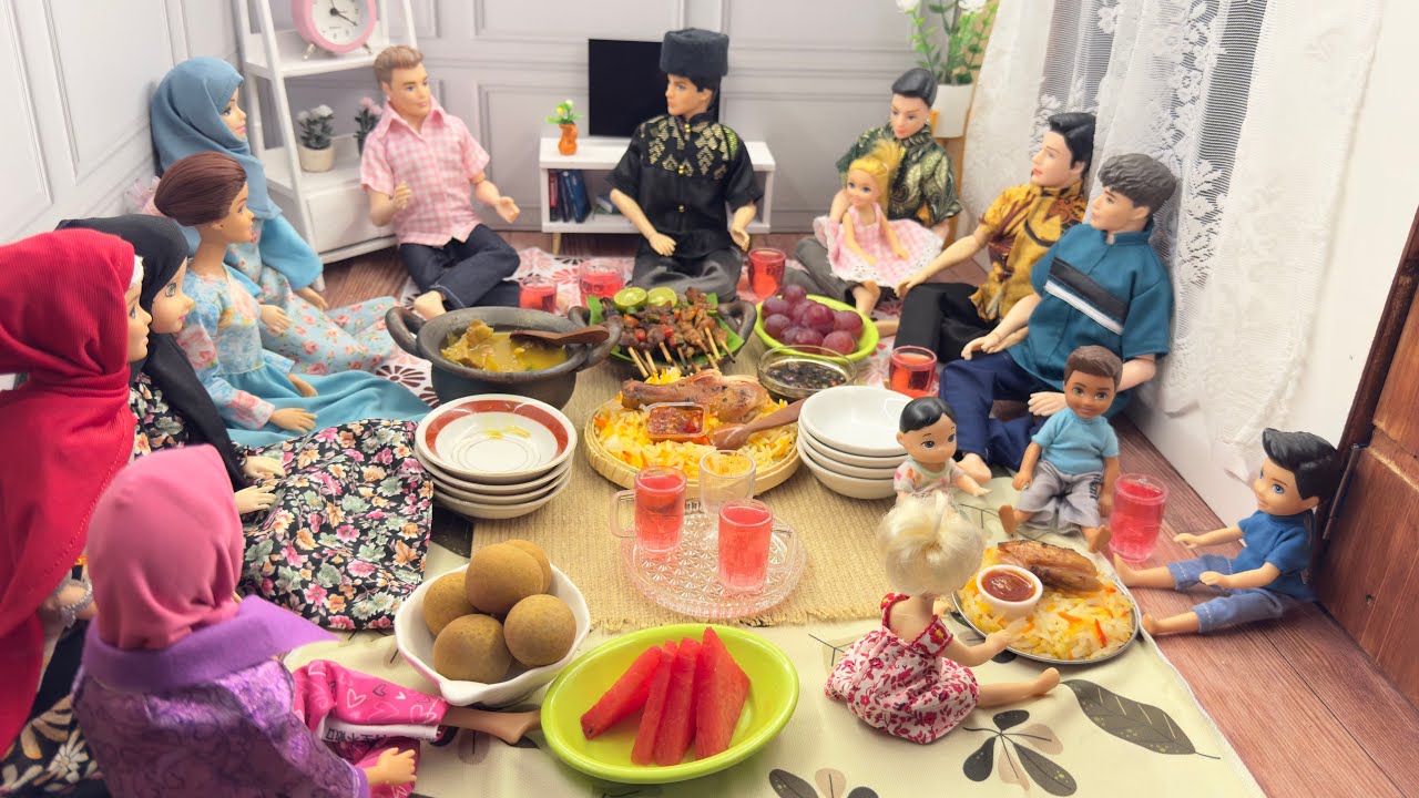 Syukuran rumah bibi ica #barbiejowo #funny #barbiemuslimah