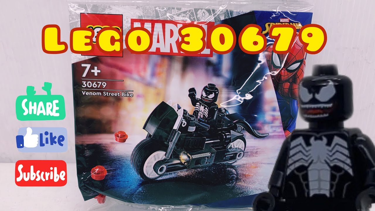 Lego Marvel Superheroes 30679: Venom Street Bike Speedbuild 🏍🕷🕸