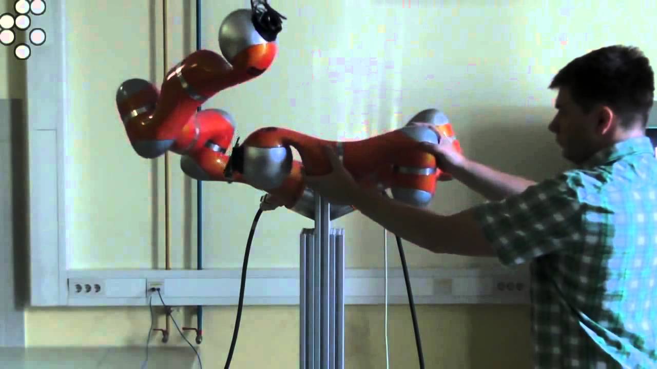 Control of two kuka LWR robots using Microsoft kinect