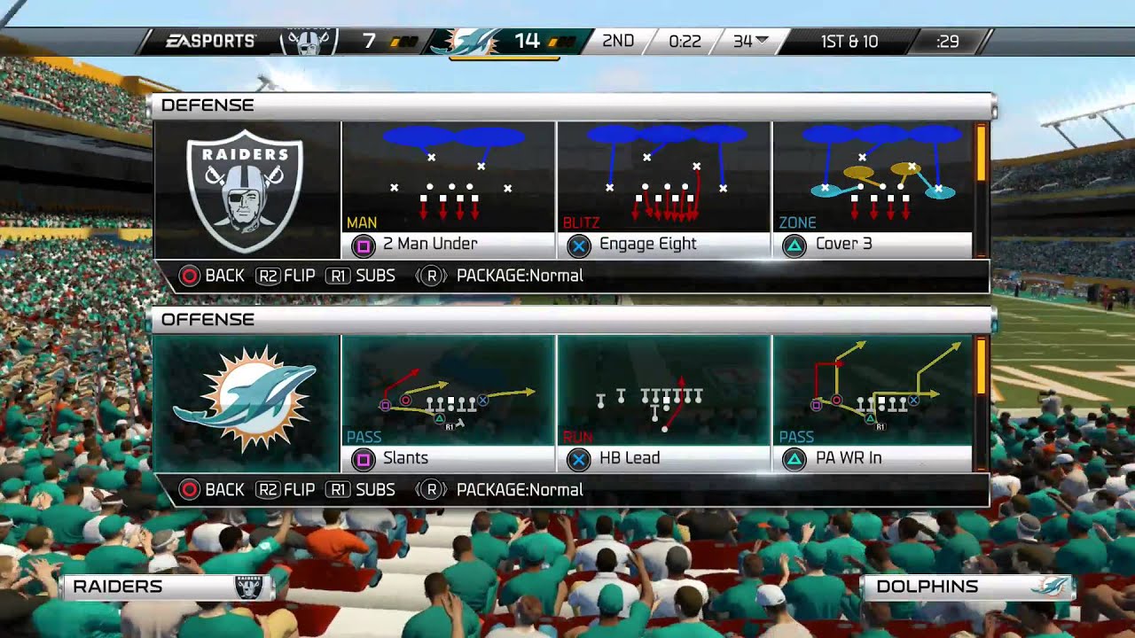 Madden 25 Next Gen | Full Game Commentary | PS4 Gameplay | Raiders vs Dolphins | PS4 HD