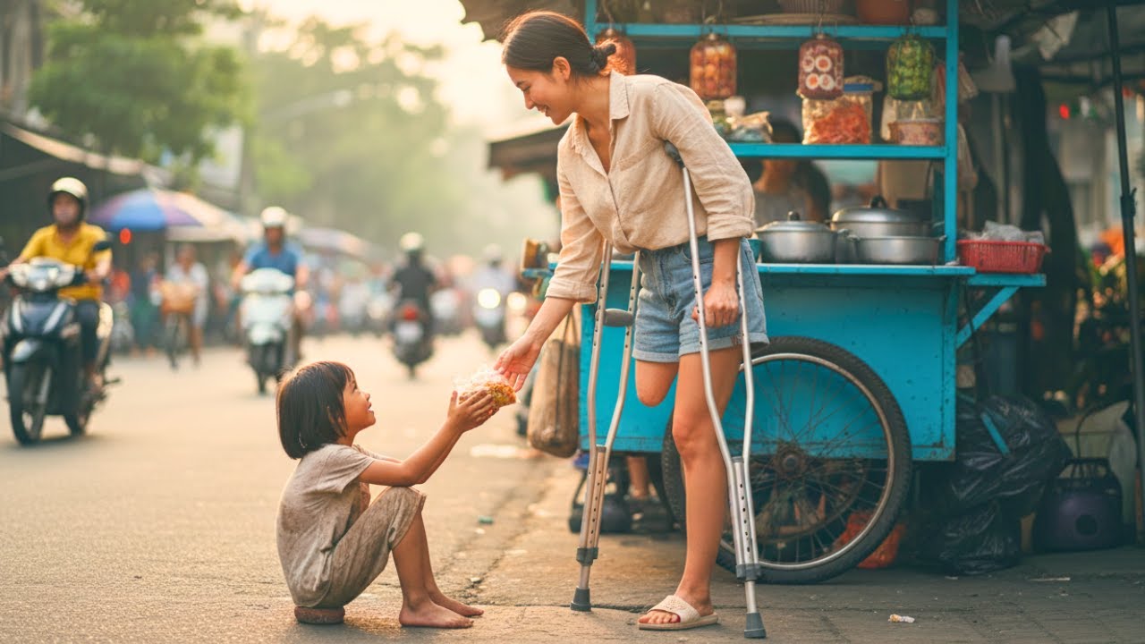 เด็กหญิงถูกทิ้งกลางฝน “หญิงขาด้วน” ยื่นมือช่วย | 15 ปีต่อมา… เธอกลับมาพร้อมสิ่งที่ไม่มีใครคาดคิด