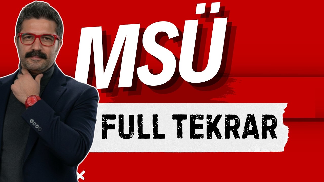 MS&Uuml; FULL TEKRAR | R&Uuml;ŞT&Uuml; HOCA
