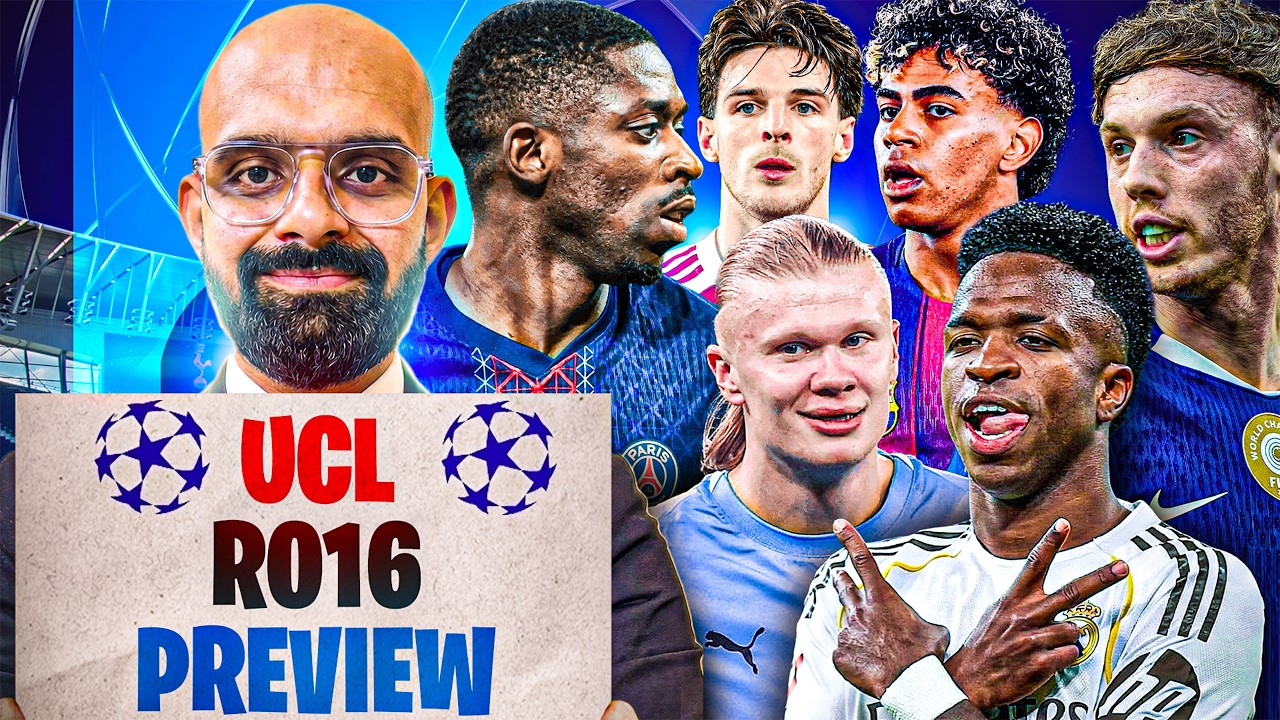 Man City to smash Real Madrid?! PSG will beat Chelsea?! Barcelona, Arsenal UCL Round of 16 Preview