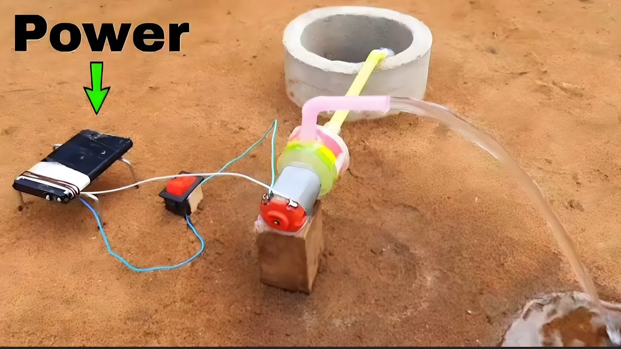 How to do a good water pump | science project | Sun Farming Project Tractor