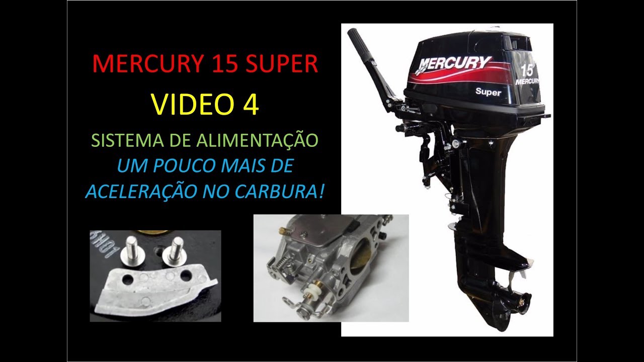 DTS - Mercury 15 Super 2017 - Revisão Alimentação - Ajustes para Ganhar Aceleração - Vídeo 4