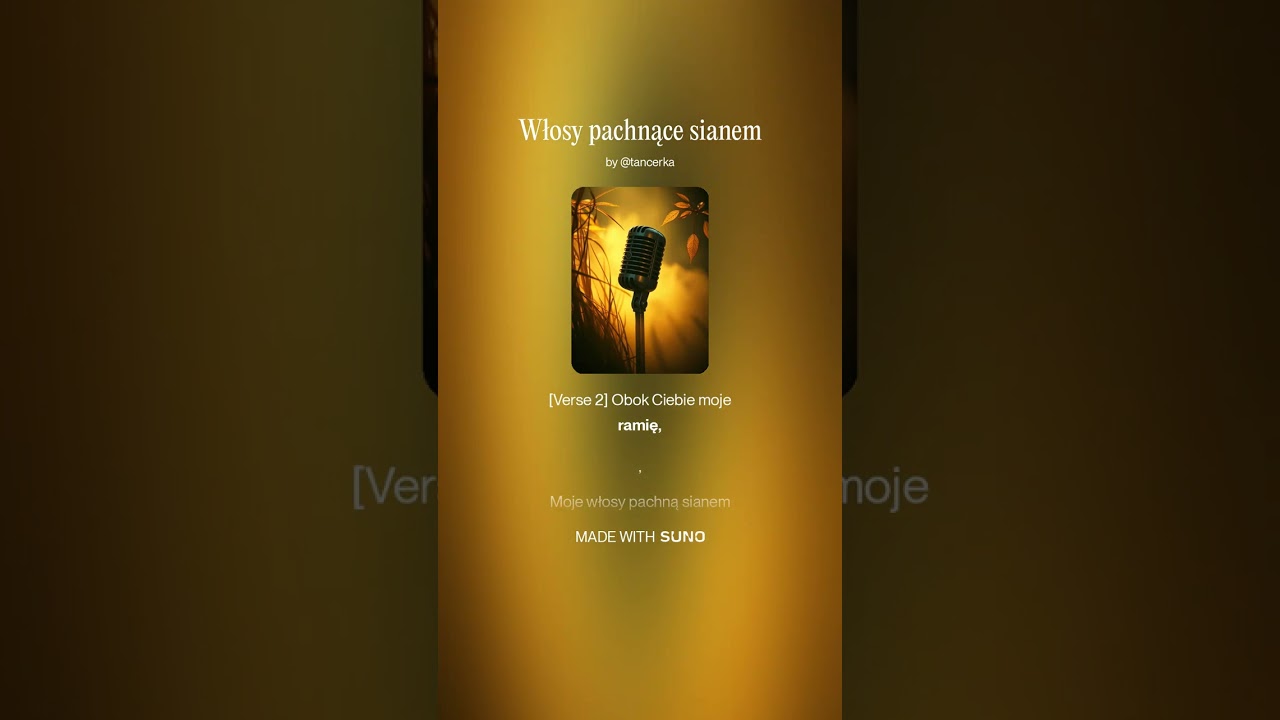 Włosy pachnące sianem