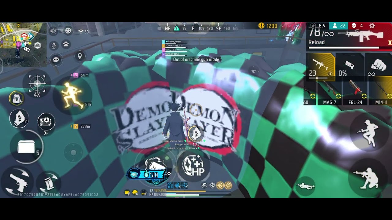 #3-10 kills in BR-RANKED epic game of FREE FIRE MAX 