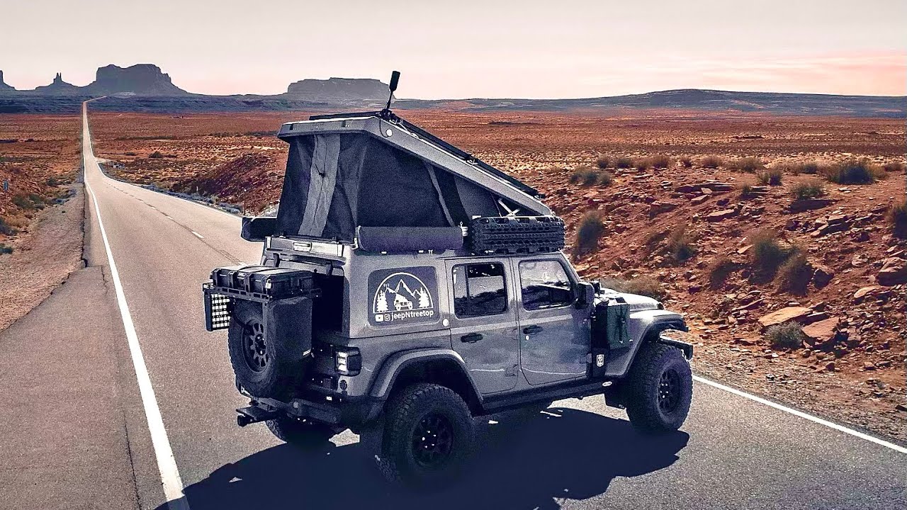 JeepNtreetop Full Time Overland Jeep Walkaround at Overland Expo West 2021 pt.1