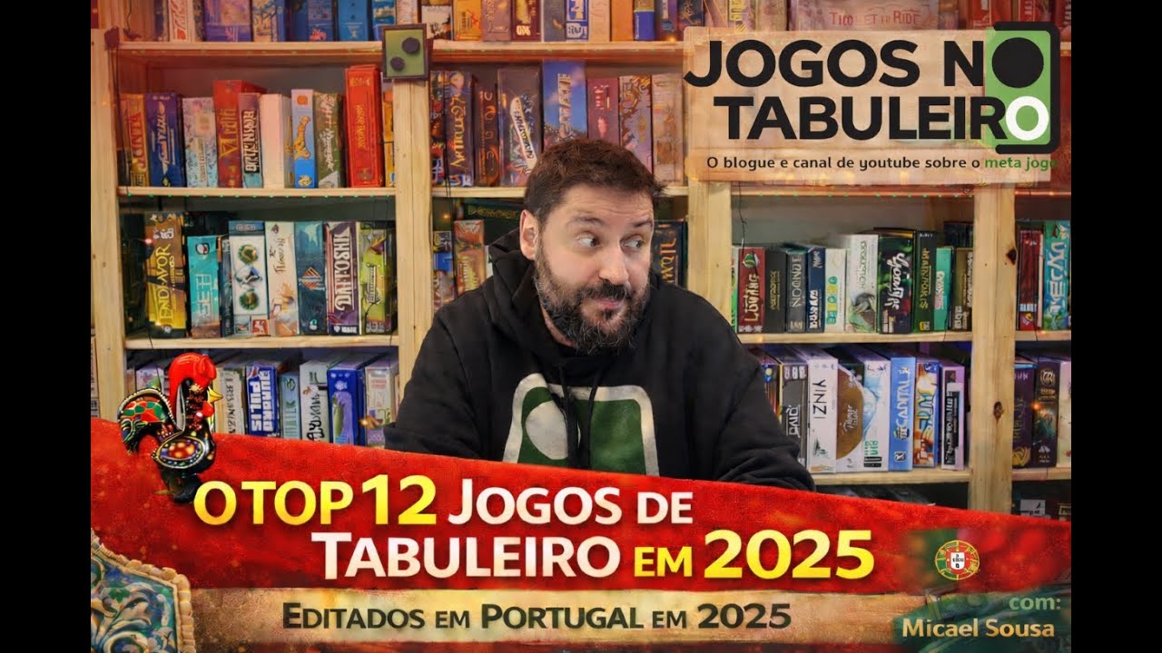 Os 12 melhores Jogos de Tabuleiro editados em Portugal em 2025