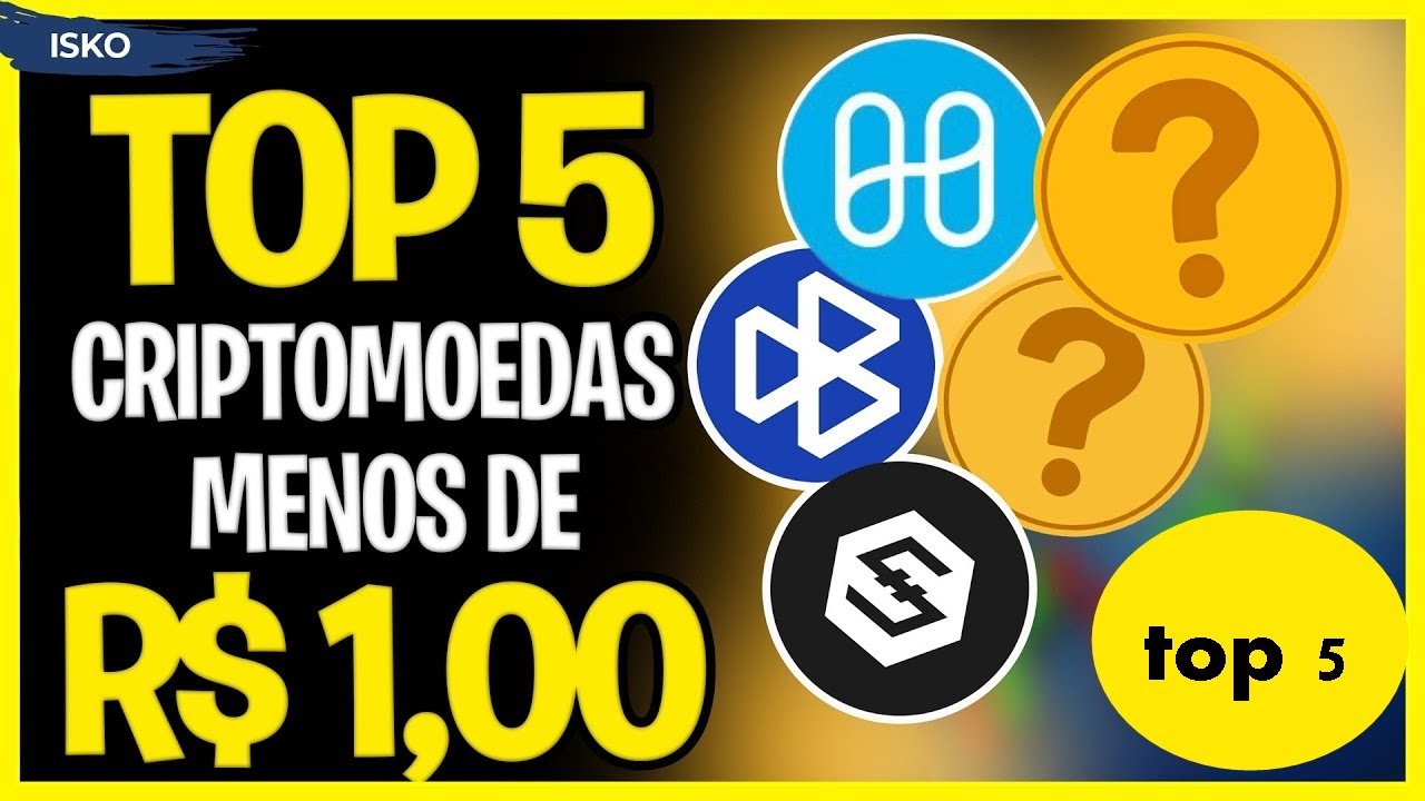 5 CRIPTOMEDAS MENOS DE 1 REAL COM POTENCIAL PRA SUBIR