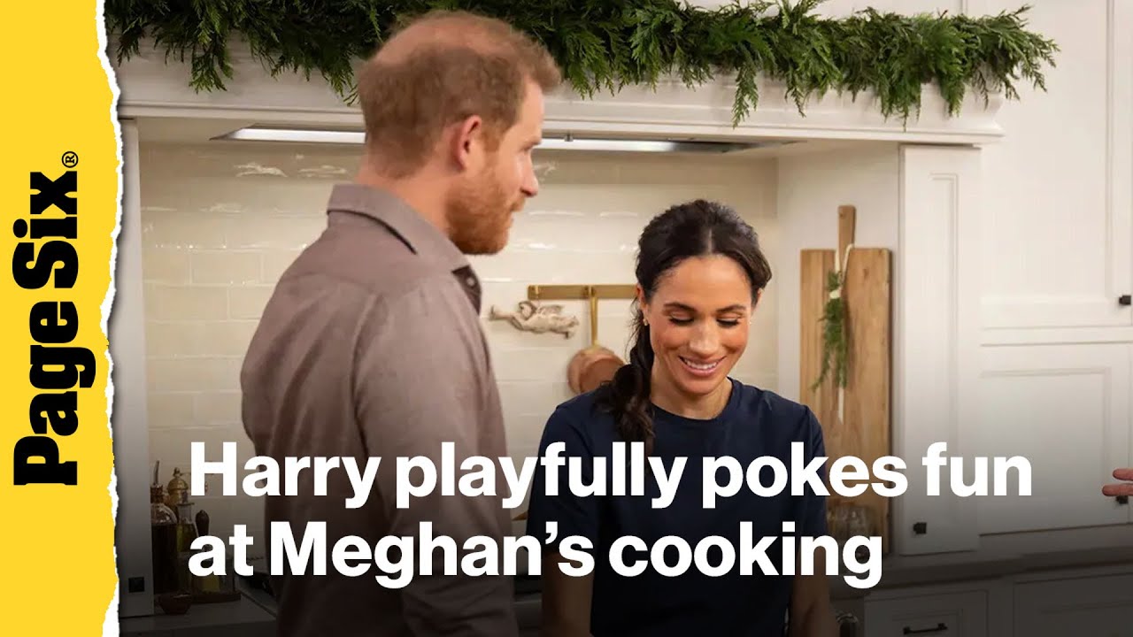 Prince Harry pokes fun at Meghan Markle&rsquo;s cooking in &lsquo;With Love, Meghan: Holiday Celebration&rsquo;