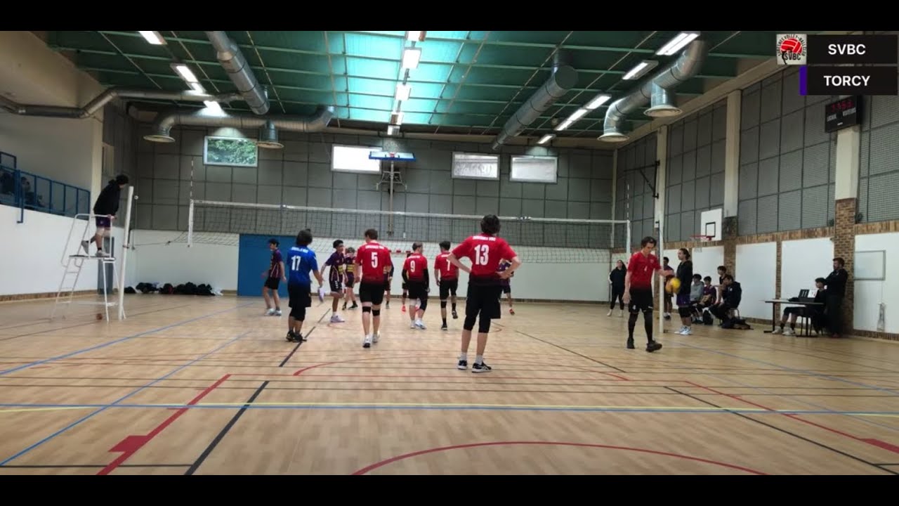 4é tour coupe IDF M18-M : VB TORCY MARNE LA VALLEE vs SURESNES VOLLEY-BALL CLUB