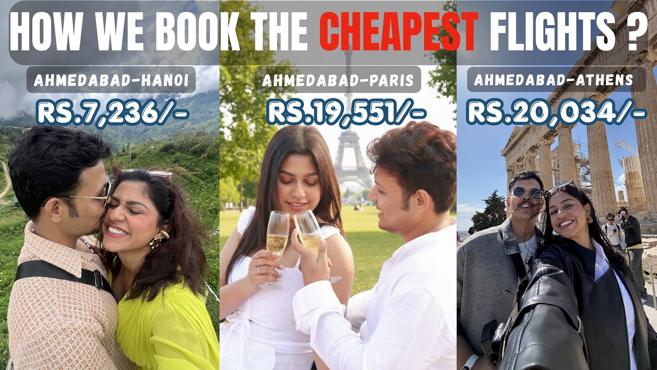 How we book the CHEAPEST FLIGHTS tickets ✈️ | Save Thousands on INTERNATIONAL Flight tickets ✨