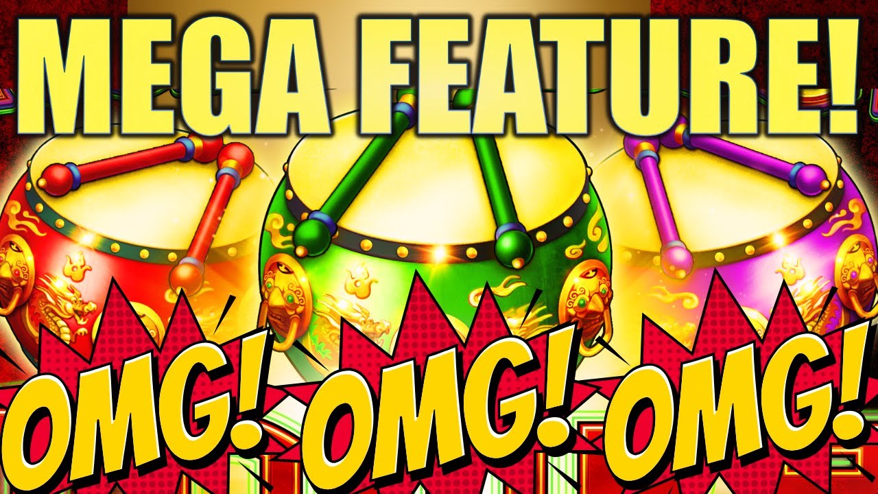WOW!!! TRIPLE DRUMS MEGA FEATURE W/ DOUBLE BONUS TRIGGER! 🥁 DANCING DRUMS TOWER Slot Machine (L&W)
