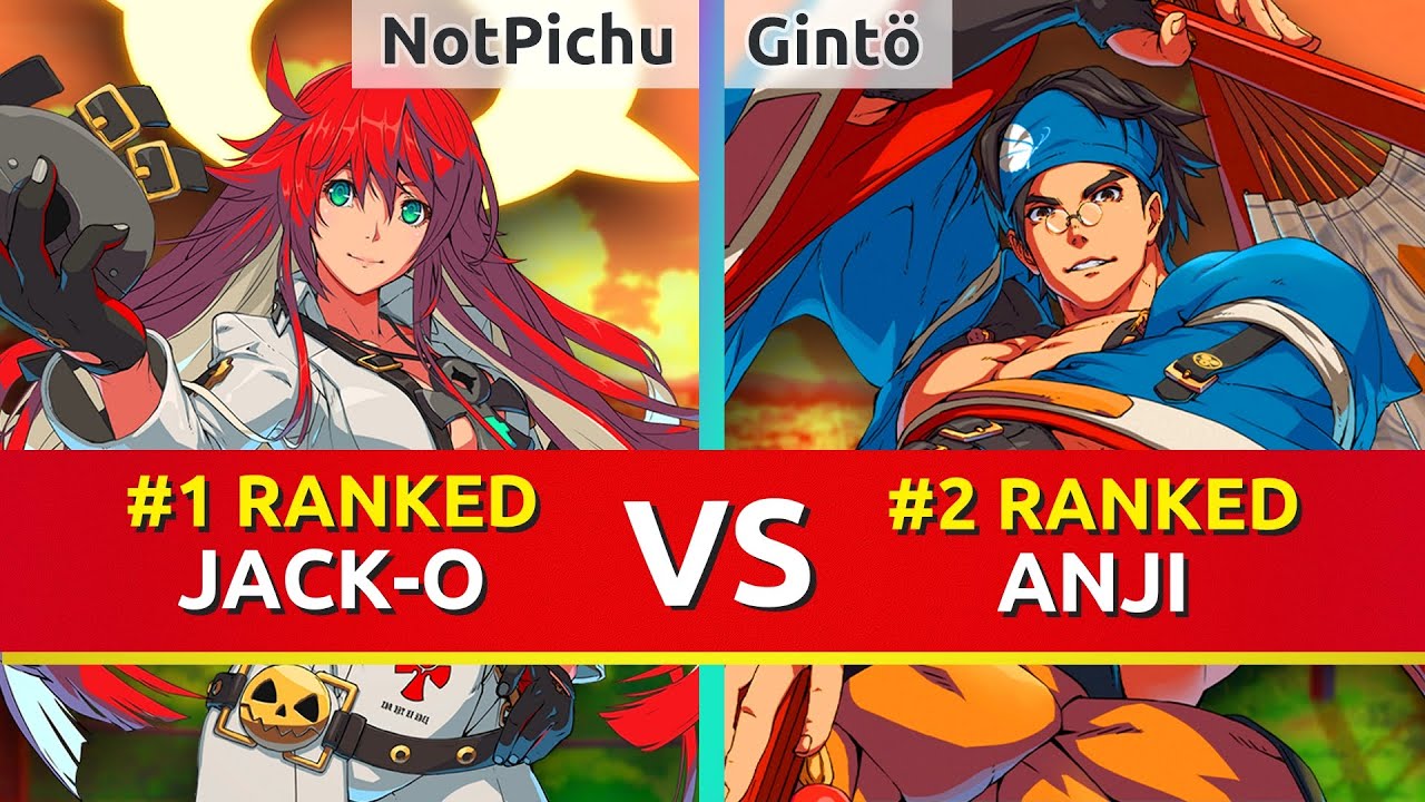GGST ▰ NotPichu (#1 Ranked Jack-O) vs Gintö (#2 Ranked Anji). Guilty Gear Strive